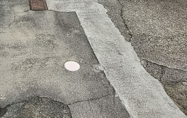 土間コンクリート改修　準備作業～下地作り施工前